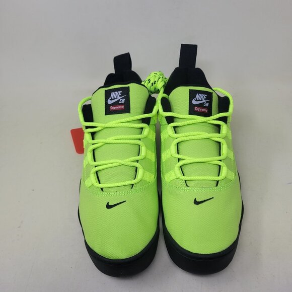 NIKE SB DARWIN LOW Supreme VOLT Men's Size 10.5 FQ3000-700 - Picture 5 of 11